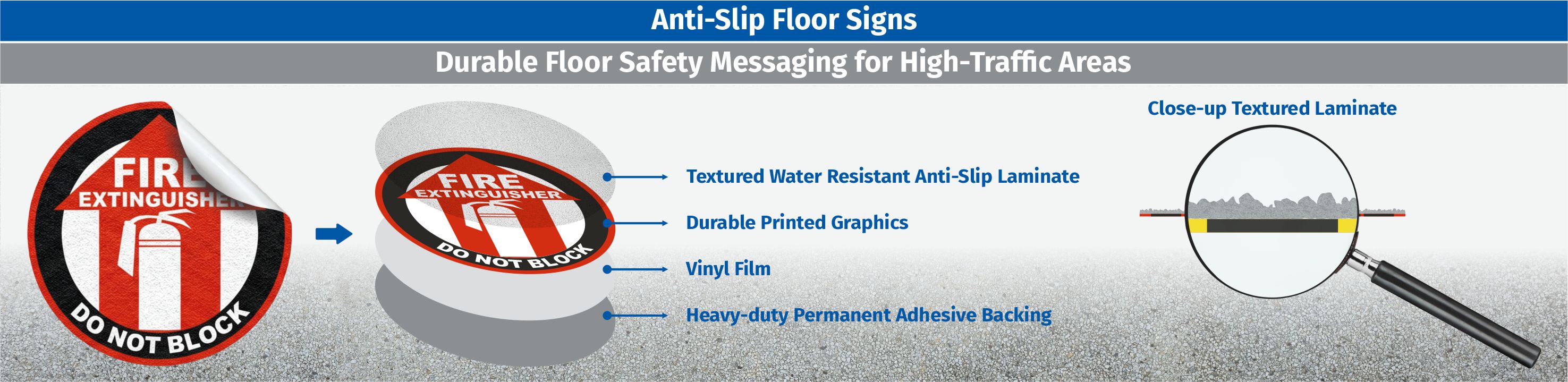 Anti-Slip Floor Marker Detail Breakdown